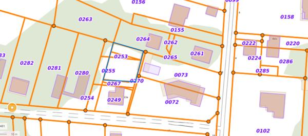 Terrain  constructible 351 m2