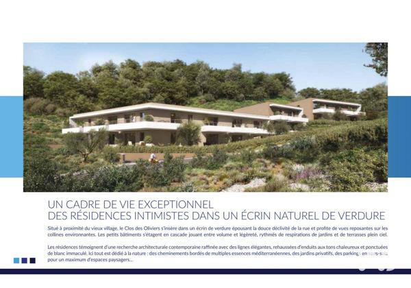 Appartement à vendre 3 pièces 46 m² La Roquette-sur-Siagne