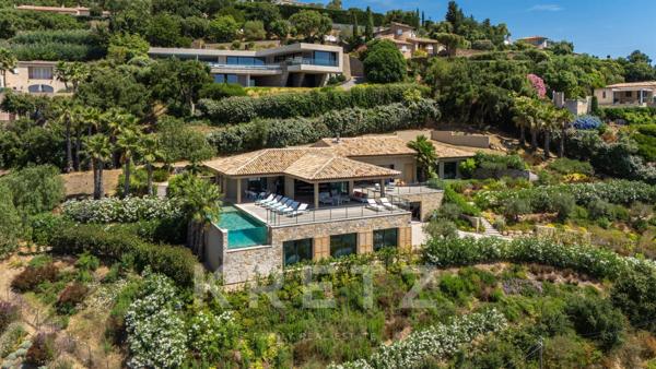 Grimaud - Villa contemporaine vue mer