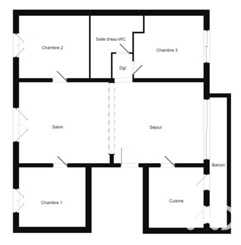 Appartement à vendre 4 pièces 86 m² La Baule-Escoublac