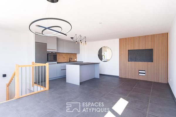 Duplex en dernier étage et sa terrasse