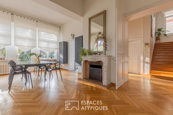 Élégante maison de maître avec piscine dans un quartier bourgeois