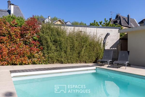 Élégante maison de maître avec piscine dans un quartier bourgeois