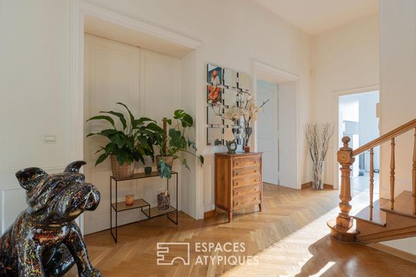 Élégante maison de maître avec piscine dans un quartier bourgeois