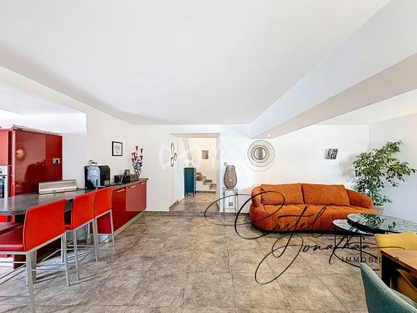 Maison de charme vue Rhône rénovée terrasses arborées