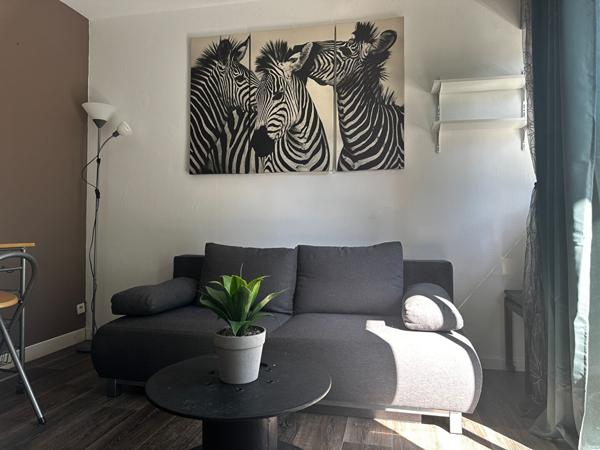 EXCLUSIVITÉ - Charmant studio meublé avec balcon