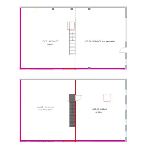 Marcq-en-Barœul – Local d'activité neuf 255 m² (173 m² entrepôt + 82 m² bureaux) | À vendre