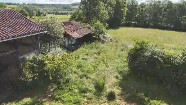 PLAISANCE DU GERS-MARCIAC, AUTHENTIQUE PROPRIETE RURALE 2 hecataressans voisin, sans vis à vis, un peu cachée et pourtant avec une jolie vue sur coteaux gascons