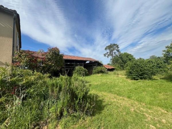 PLAISANCE DU GERS-MARCIAC, AUTHENTIQUE PROPRIETE RURALE 2 hecataressans voisin, sans vis à vis, un peu cachée et pourtant avec une jolie vue sur coteaux gascons