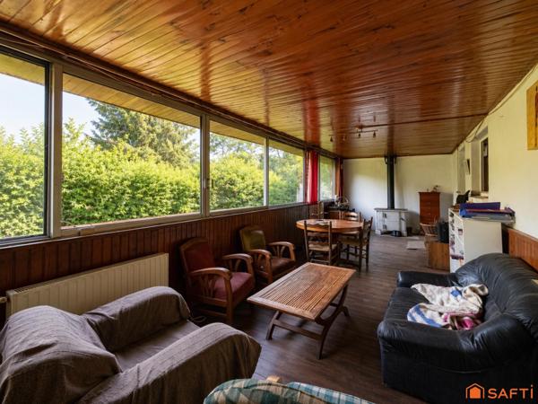 Maison autonome en pleine nature