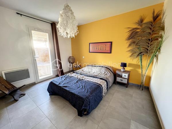 Rare sur ce secteur! A proximité immédiate des commerces et des écoles mais aussi de la nature pour des balades. 
Soyez les 1ers à venir découvrir ce bien de 94 m² sur son jardin 4 faces de 841 m² offrant de multiple possibilité. Le terrain est piscinable et offre la possibilité de garer plusieurs véhicules. L'extérieur possède déjà une terrasse en dur de 33m². 
Côté maison, vous serez séduits en entrant par le salon séjour ouvert sur la cuisine équipée de 46 m². Ce dernier ouvre sur la terrasse existante et cette pièce est très lumineuse et bien agencée. 
Vous pouvez également accéder au garage de l'intérieur. 
Le coin nuit est desservie par un couloir qui amène aux 3 chambres de 13, 12 et 11 m² avec dressing. Le bien est complété par une jolie salle de bain avec une douche à l'italienne et un wc séparé. 
Ce bien est clef en main! 
Je précise que ce bien est vendu avec la conformité et répond aux normes de la RT2012. 
Côté prestations: Climatisations, volets roulants électriques, doubles vitrages. 
Peu de vis à vis sur ce magnifique bien qui cherche ses repreneurs! 
N'hésitez plus et soyez les 1ers à réserver votre visite.