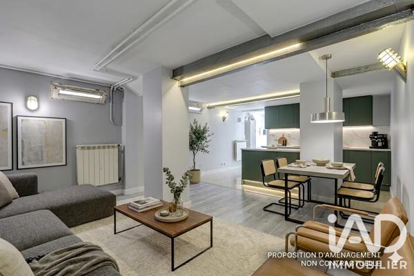 Appartement à vendre 2 pièces 56,53 m² Courbevoie