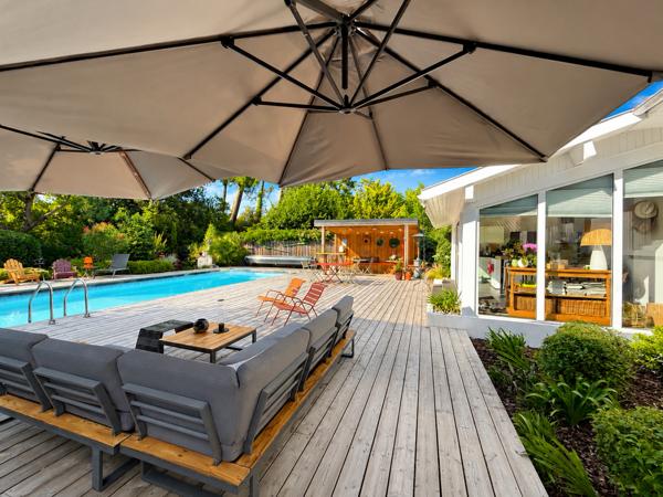 Grande villa de plain-pied avec piscine plein sud entre les Abatilles et le Pyla-Sur-Mer