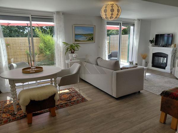 A VENDRE QUIMPER KERFEUNTEUN APPARTEMENT PLAIN PIED TERRASSE JARDIN PMR 65 m2