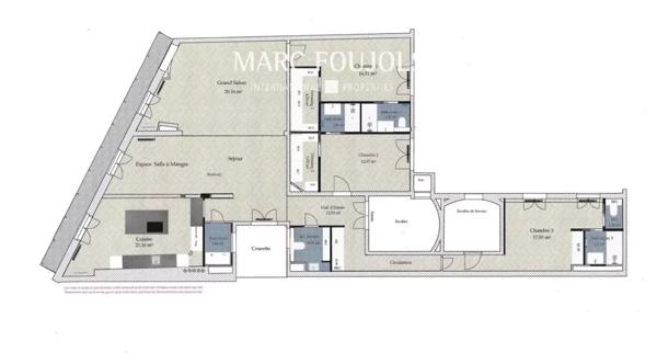 Paris VIII – Palais de l’Elysée – Appartement 170 m² avec balcon