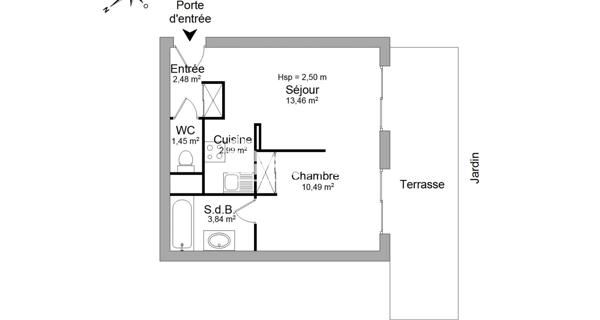 Location Appartement meublé 2 pièces 34.71 m² - Douvaine 74140