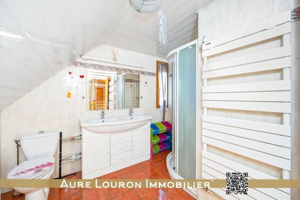 Pailhac (65240) MAISON AVEC GRAND JARDIN - TERRASSE ET GARAGE AU CŒUR DU VILLAGE DE PAILHAC (ARREAU 1KM)