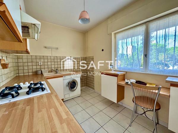 Emplacement idéal pour cet appartement.