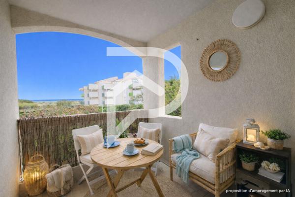 Appartement bord de plage Saint Cyprien - vue mer