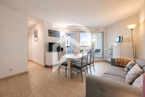 Appartement bord de plage Saint Cyprien - vue mer