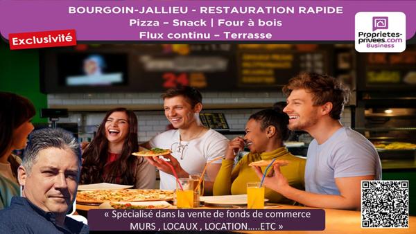 BOURGOIN-JALLIEU - RESTAURANT, SNACK, RETSAURATION RAPIDE, Terrasse
