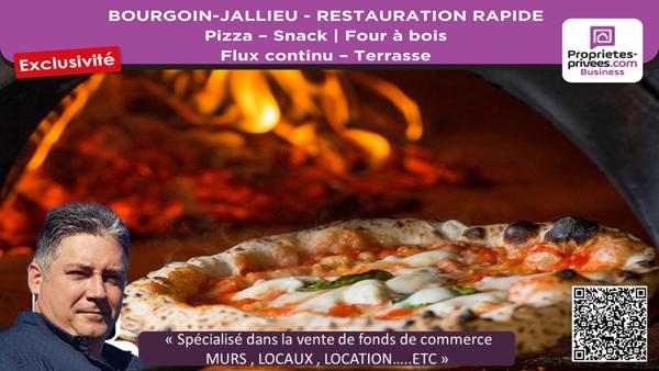 BOURGOIN-JALLIEU - RESTAURANT, SNACK, RETSAURATION RAPIDE, Terrasse