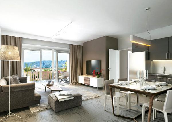 Appartement 299 000 € Châteauneuf-les-Martigues 3 p 65 m² DPE B