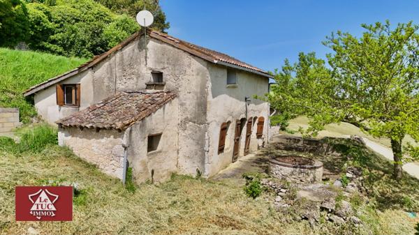 Maison en pierre avec piscine et vues  Monflanquin (47150)