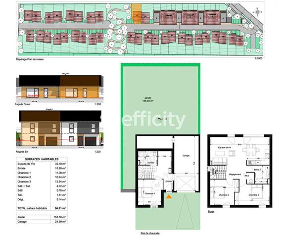Maison 4 pièces - 94 m²
