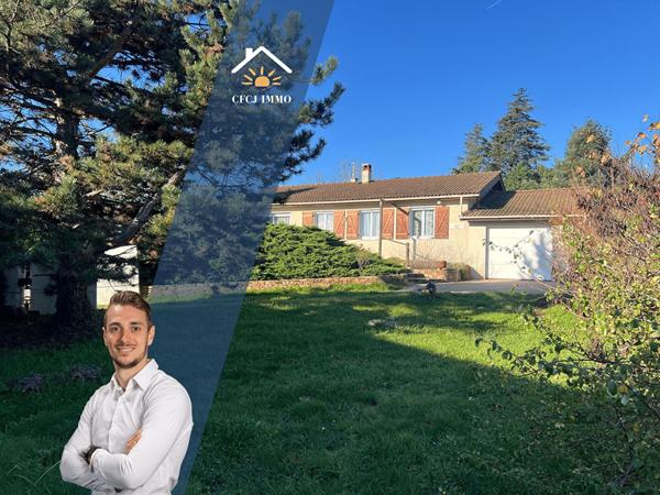 Maison T4 plain pied avec jardin