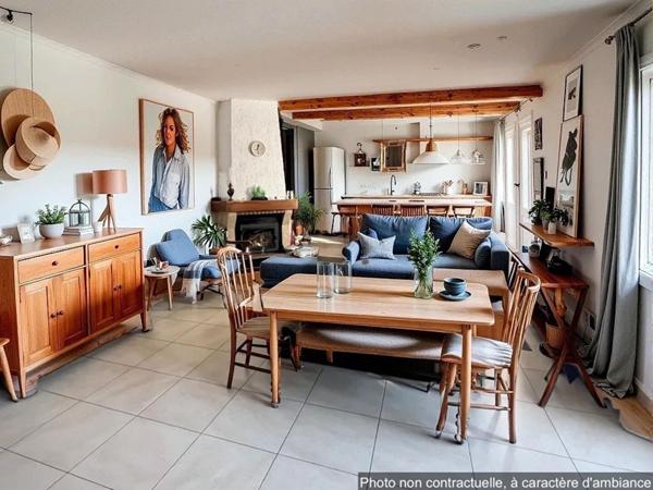 Maison T4 plain pied avec jardin