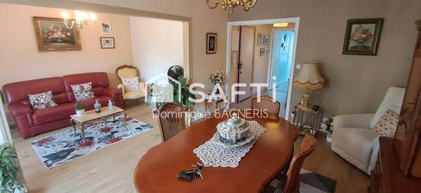 Beau T4 d'env 85m²(78 m² carrez+ 7m² de balcon)