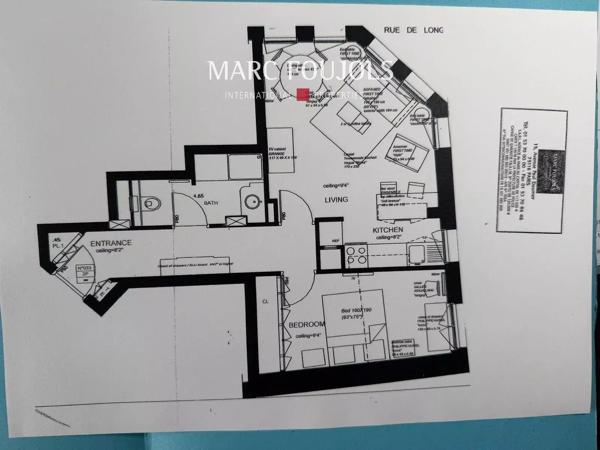 (English) Bright Furnished 2-Room Apartment in Porte-Dauphine