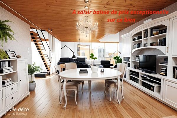 Pavillon T4, 96 m2,Terrain de 270 m2 situé dans quartier calme, 2 places parkings individuels, Sous-sol total