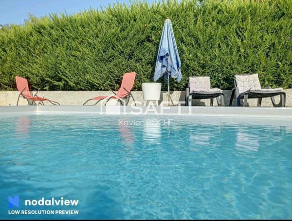 Très belle maison 101m², grande parcelle, piscine!