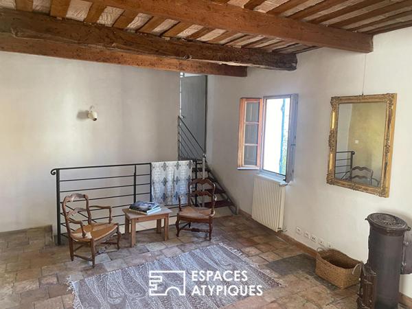 Maison ancienne et sa terrasse secrète
