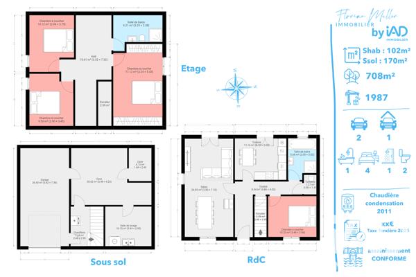 Maison à vendre 5 pièces 102 m² Sainte-Suzanne