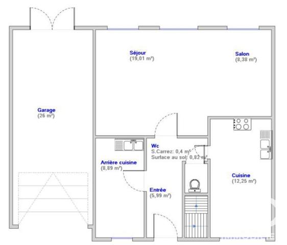 Maison à vendre 5 pièces 121,64 m² Le Mans