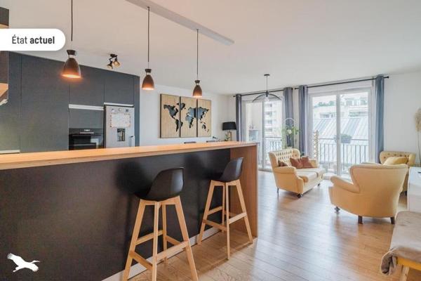 Appartement à vendre |                                       Lyon 03 |                                        4 pièces  |  93 m²
