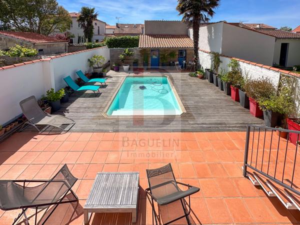 Plein centre ville, Maison 5ch avec piscine