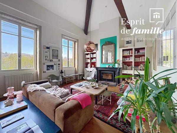 Caluire, bords de Saône,  Appartement 239m2 (187 carrez) perché sur le fleuve
