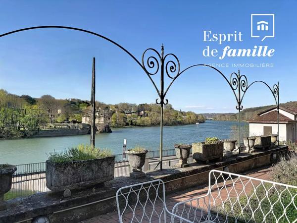 Caluire, bords de Saône,  Appartement 239m2 (187 carrez) perché sur le fleuve