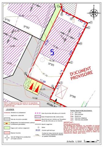 Terrain constructible et viabilisé 357m² proche RIA