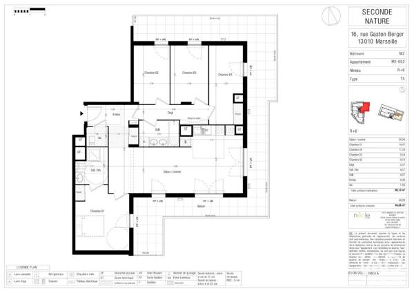 Appartement à vendre 5 pièces 99 m² Marseille 10
