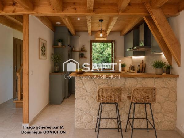 Jolie maison spacieuse avec une vue dégagée, très fonctionnelle