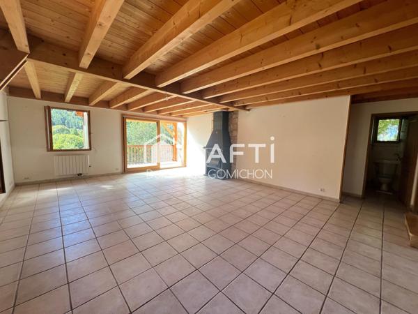 Jolie maison spacieuse avec une vue dégagée, très fonctionnelle