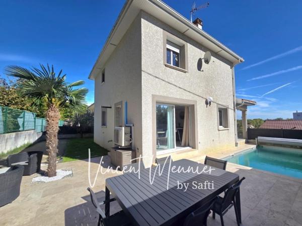 Maison 4 ch / Piscine / Garage / Centre Miribel