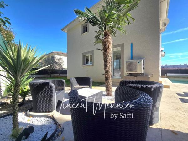 Maison 4 ch / Piscine / Garage / Centre Miribel