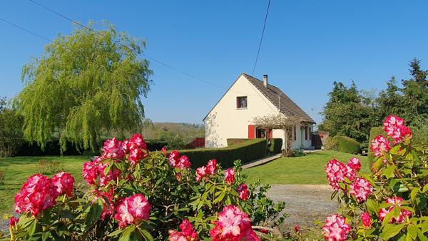 Pavillon sur sous-sol, campagne proche école et commerces