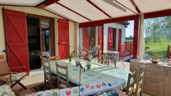 Pavillon sur sous-sol, campagne proche école et commerces